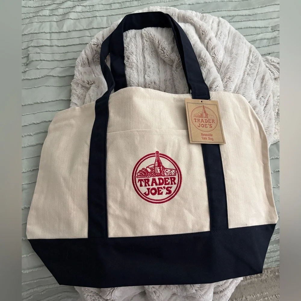 New Trader Joe's Canvas Tote Bag